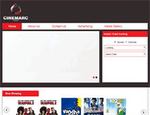 Tablet Screenshot of cinemarctheatres.com